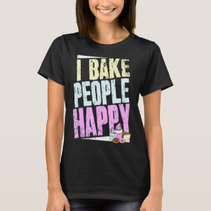 Camiseta Baker Dizendo E Pastelaria Chef I Assar Pessoas Ha