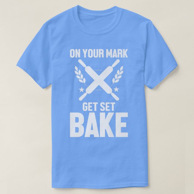 Camiseta Baker Engraçado Fazendo Lover Na Sua Marca Faça O  (Frente do Design)