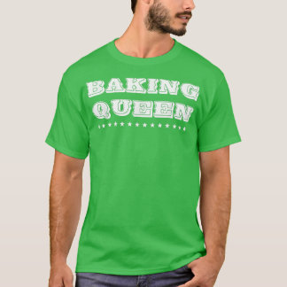 Camiseta Baker, Rainha da Rainha, faz um humor engraçado di