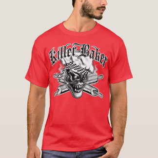 Camiseta Baker Skull 5 Killer Baker e Pino Rolante Cruzado