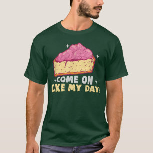 Camiseta Baker Venha fazer bolo meu dia Bolos cozinhando T-