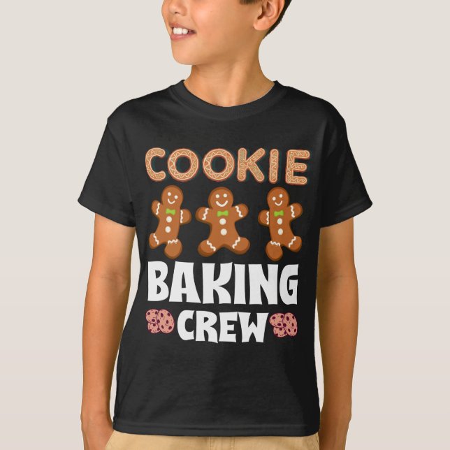 Camiseta Bakers Christmas Cookie Crew Family Baking Team Gi (Frente)