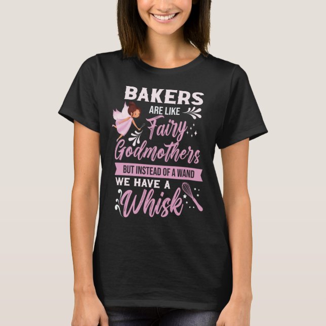 Camiseta bakers sweet tooth muffin Fairy cookie baking (Frente)