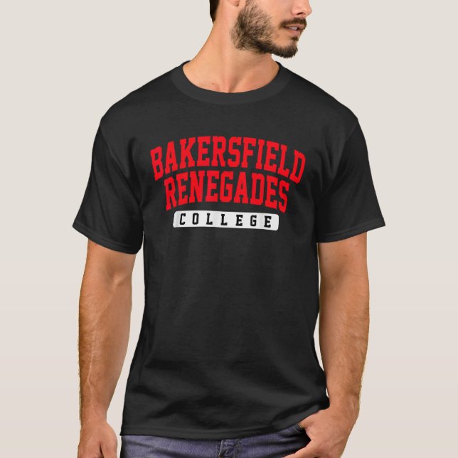 Camiseta Bakersfield College Renegades Arco Vintage Retro D (Frente)