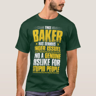 Camiseta Baking Anger Issues Bakery Baker