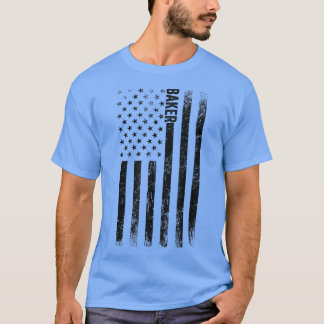 Camiseta Baking - Bandeira Americana Orgulhosa
