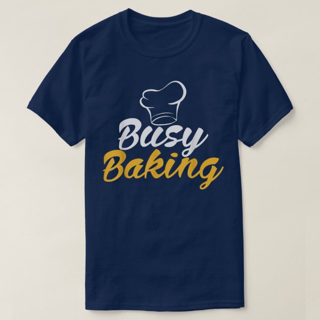 Camiseta Baking de Cozinhar 716 (Frente do Design)
