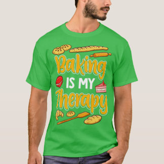 Camiseta Baking É A Minha Padaria Terapêutica