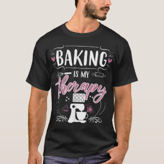 Camiseta Baking é meu Assar de sobra de pastelaria de paste