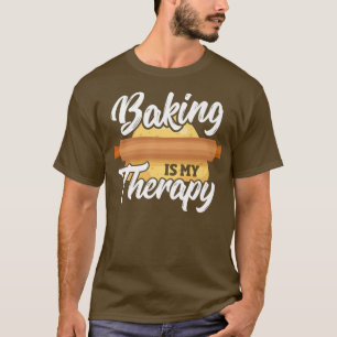Camiseta Baking É Minha Companhia De Assar De Baqueiro De T