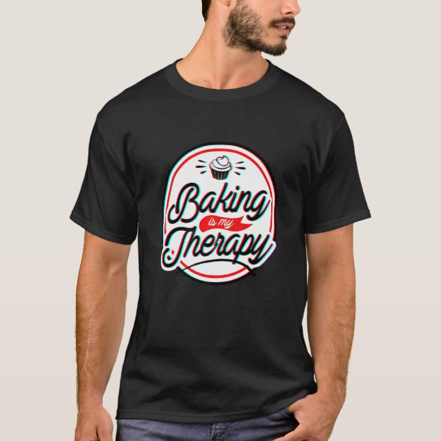 Camiseta Baking É Minha Terapia (Frente)