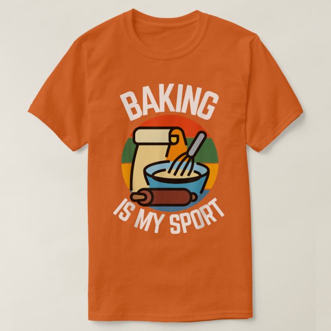 Camiseta Baking é o meu esporte, torcedores 394 (Frente do Design)