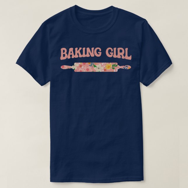 Camiseta Baking Girl - Baking Muffins Cookies Cupcakes Bake (Frente do Design)
