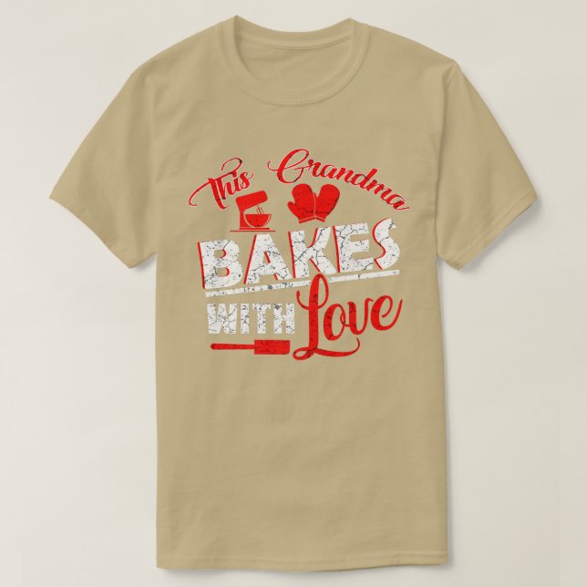 Camiseta Baking Lover Engraçado Avó Baker Vovó 517 (Frente do Design)
