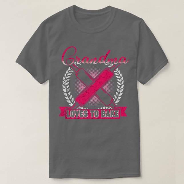 Camiseta Baking Lover Engraçado Avó Baker Vovó 522 (Frente do Design)