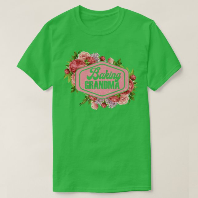 Camiseta Baking Lover Engraçado Avó Baker Vovó 531 (Frente do Design)