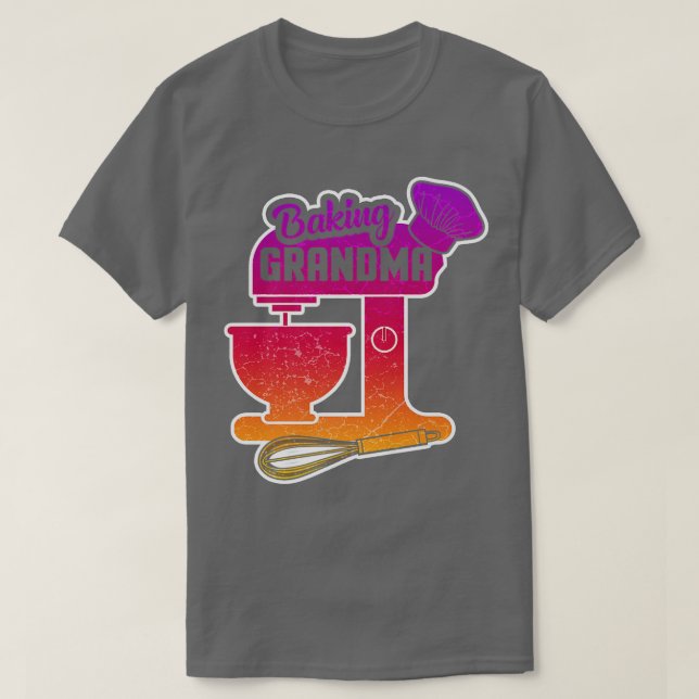 Camiseta Baking Lover Engraçado Avó Baker Vovó 534 (Frente do Design)