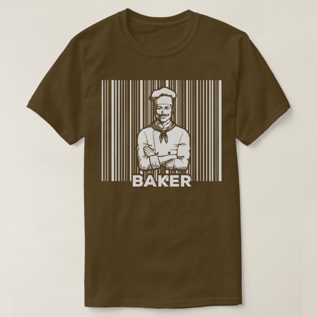 Camiseta Baking Muffins Cookie Cakes Pastris - Código de Ba (Frente do Design)