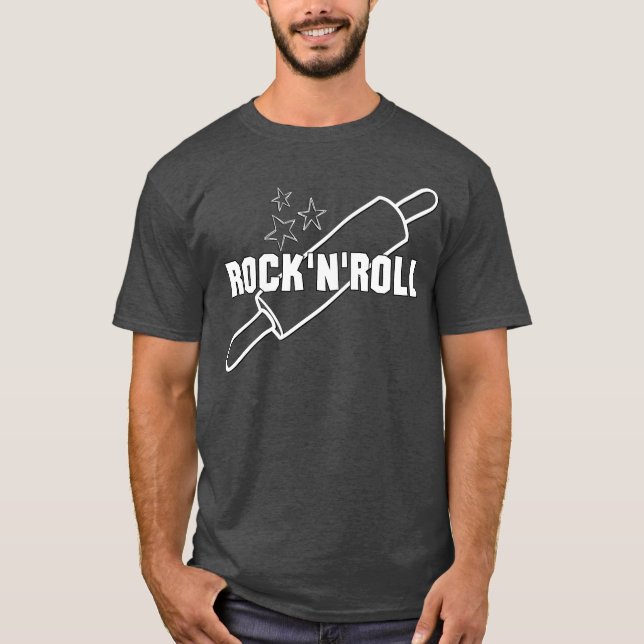 Camiseta Baking para paixão musical (Frente)