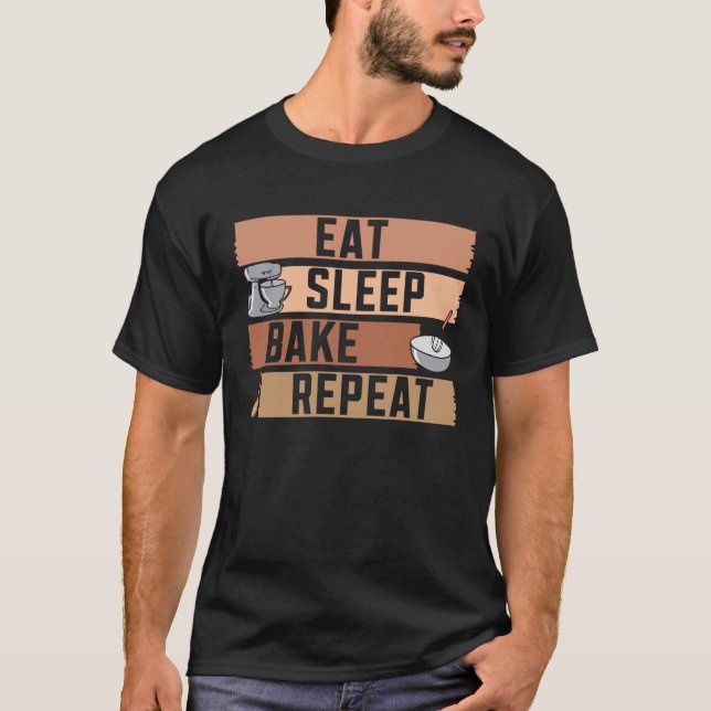 Camiseta Baking Pastriery Confectionery Baker Assar 2 (Frente)