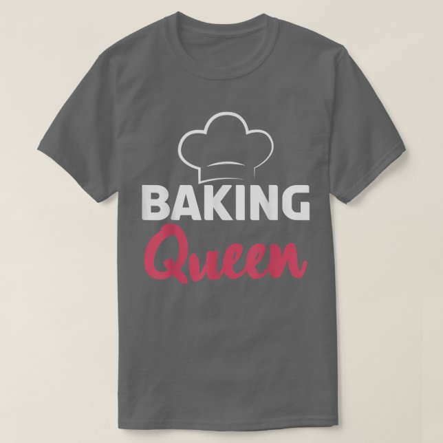 Camiseta Baking Queen Cooking Baking Baker  (Frente do Design)