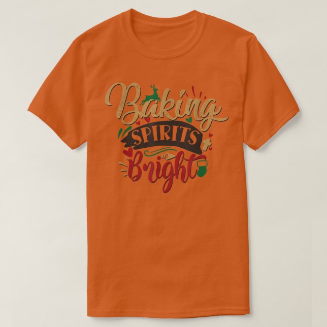 Camiseta Baking Spirit Bright Donut Christmas Tree Xmas Coo (Frente do Design)