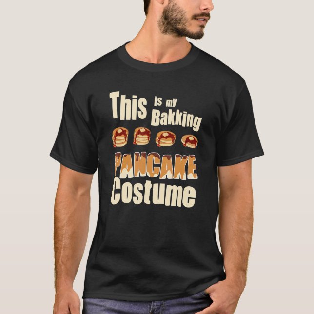 Camiseta Bakking pancake costume   cute Pancake 1 (Frente)