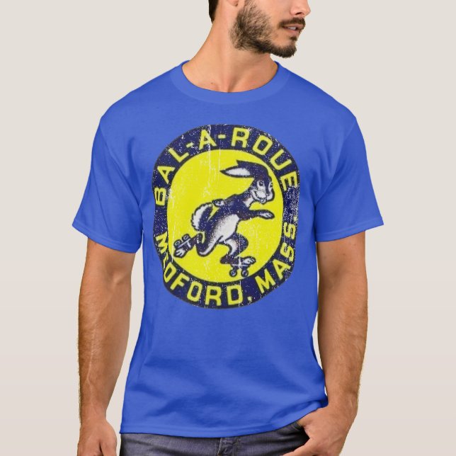 Camiseta Bal-a-Roue T-Shirt - Medford, MA Retro Roller Skat (Frente)