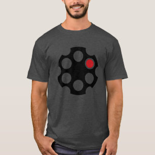Camiseta Bala no Revólver engraçado