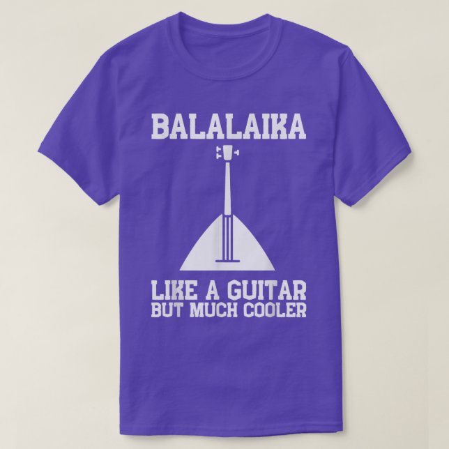 Camiseta Balalaika Guitar Ukulele Baglama Rusk Folk Musi (Frente do Design)