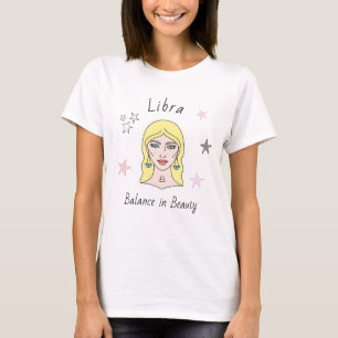 Camiseta Balança da Harmonia de Libra - Elegância do Equilí
