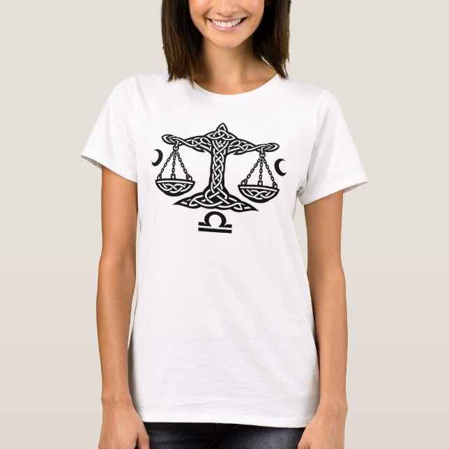 Camiseta    Balança Libra Celta por BurnsInHell (Frente)