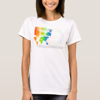 Camiseta balançando pelo mundo inteiro senhoras