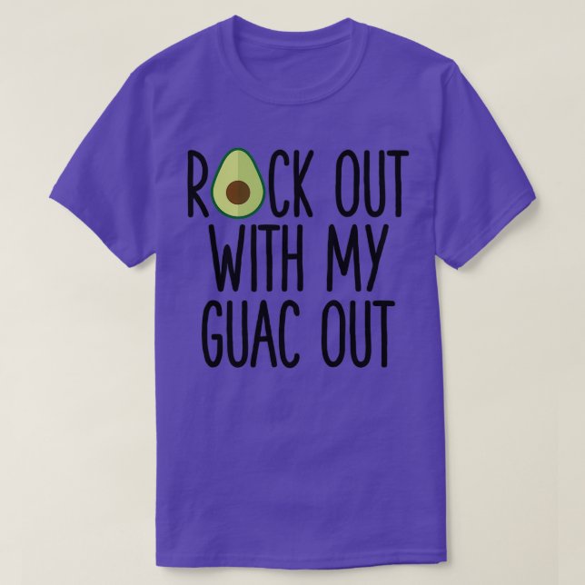 Camiseta Balançar Com Meu Guac Saído 1 (Frente do Design)