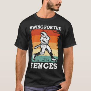 Camiseta balançar para as cercas Apanhador de beisebol