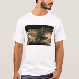 Camiseta Balance a pintura de um animal horned, c.17000 BC