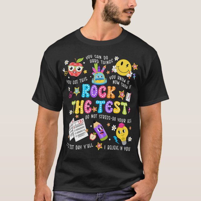 Camiseta Balance a Prova Dia de Teste Vamos Fazer Isso Prof (Frente)