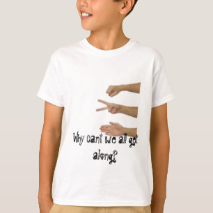 Camiseta balance as tesouras de papel porque o cant nós