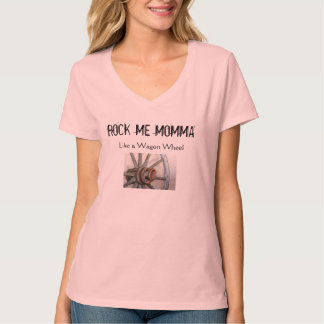 Camiseta Balance-me Momma como uma roda de vagão