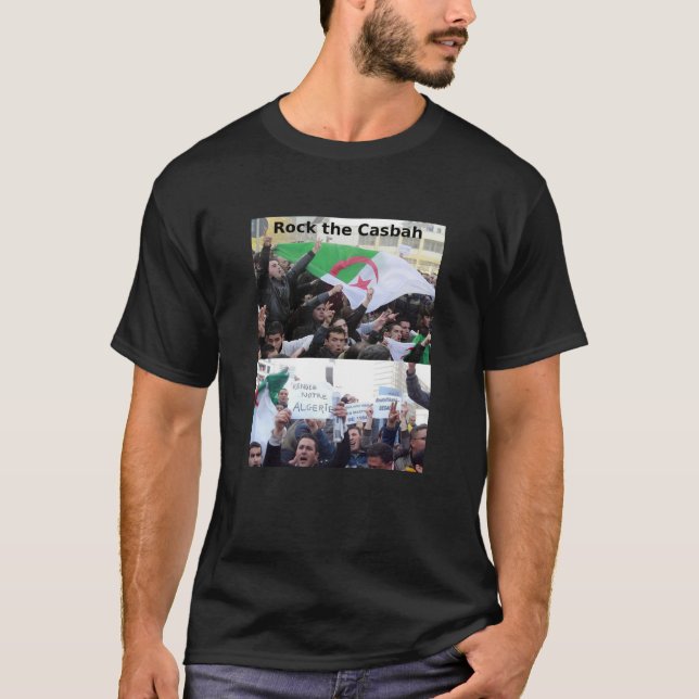 Camiseta Balance o Casbah -- Protestos de Argel (Frente)