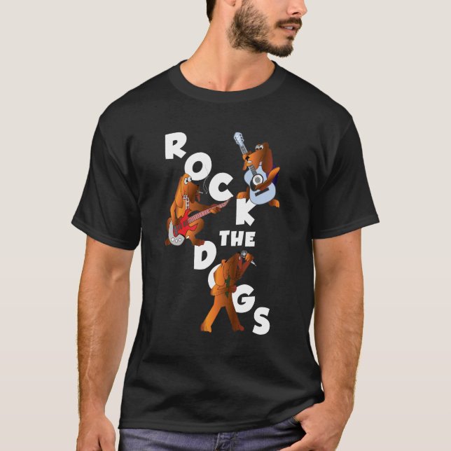 Camiseta Balance o T das mulheres dos cães (Frente)
