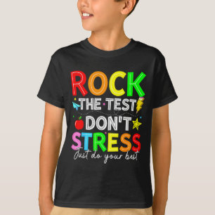 Camiseta Balance o teste engraçado para professor alunos cr