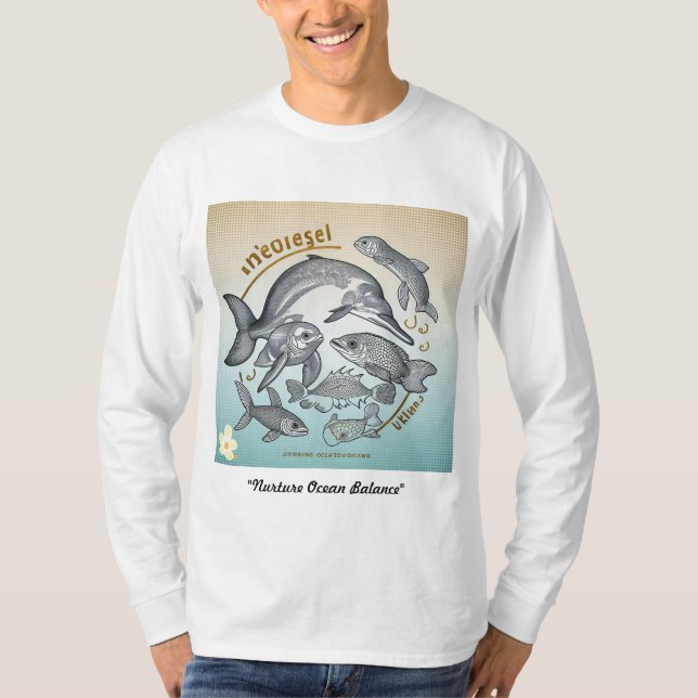 Camiseta "Balanço do Oceano de Enfermeiro" (Frente)