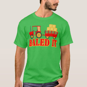 Camiseta Balançou-O Eu Engraçado Farmador Hay Bale Fazendo 
