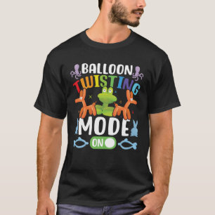 Camiseta Balão Ainmal Modo De Torção No Balão Animal Ar