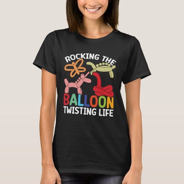 Camiseta Balão Ainmal Twisting Life Balloon Animal Artis (Frente)