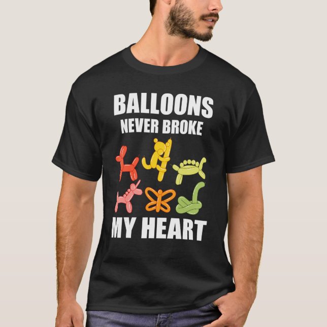Camiseta Balão Artista Nunca Quebrou Balão Arrancando Balão (Frente)