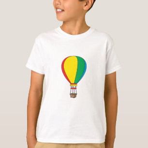Camiseta Balão Colorido de Ar Quente