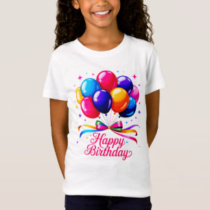 Camiseta Balão de Aniversário Feliz