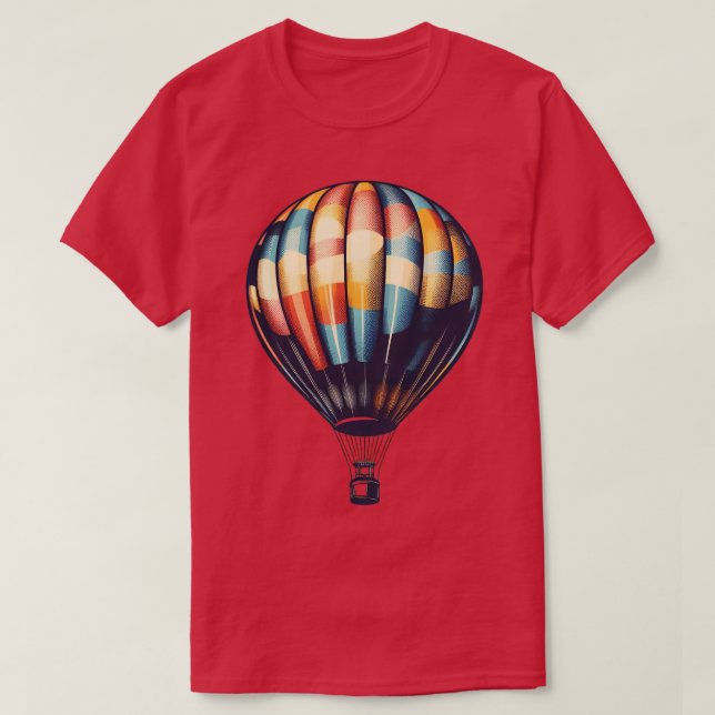 Camiseta Balão de Ar Quente (Frente do Design)